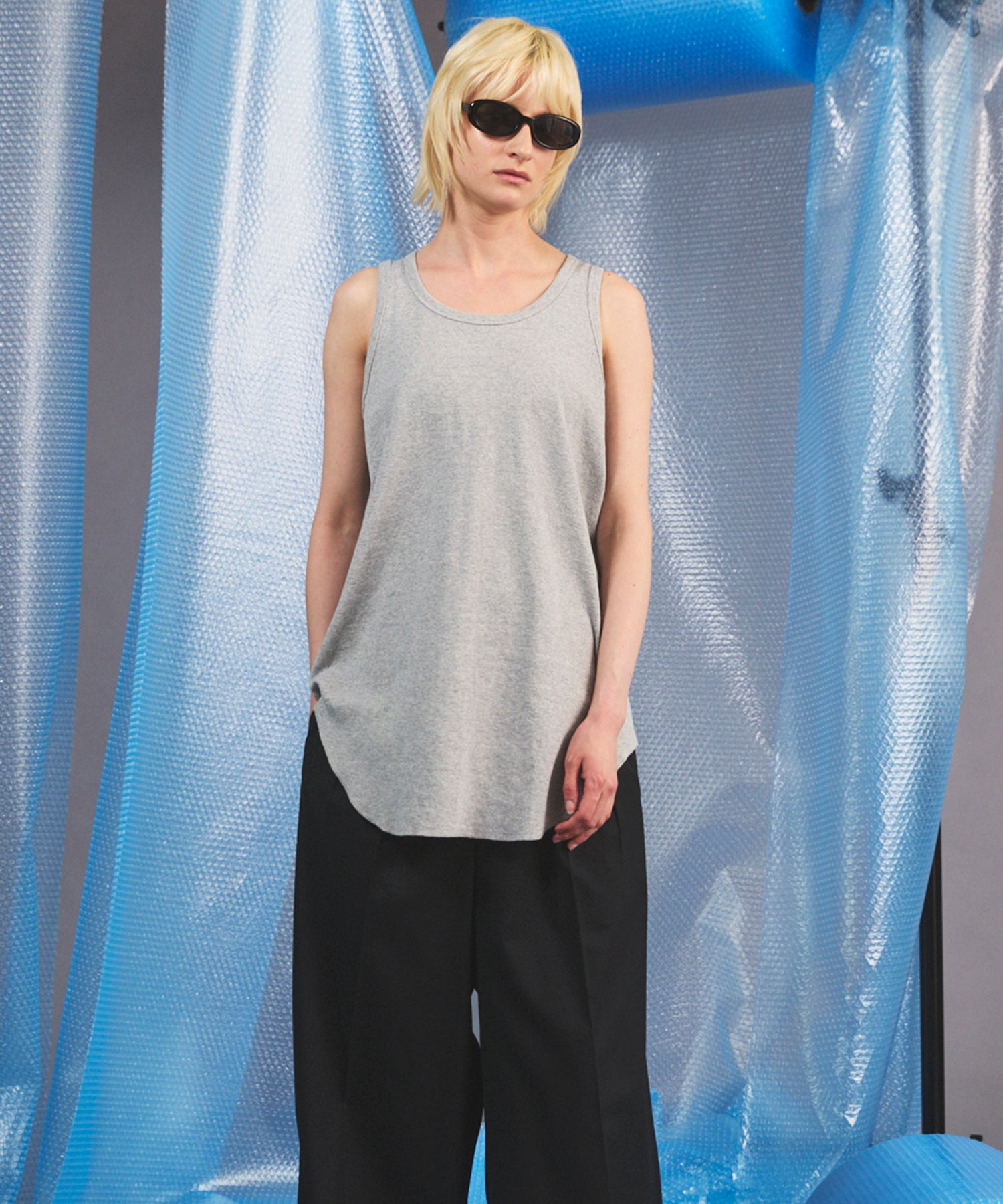 Fraise Layered Round Tank Top