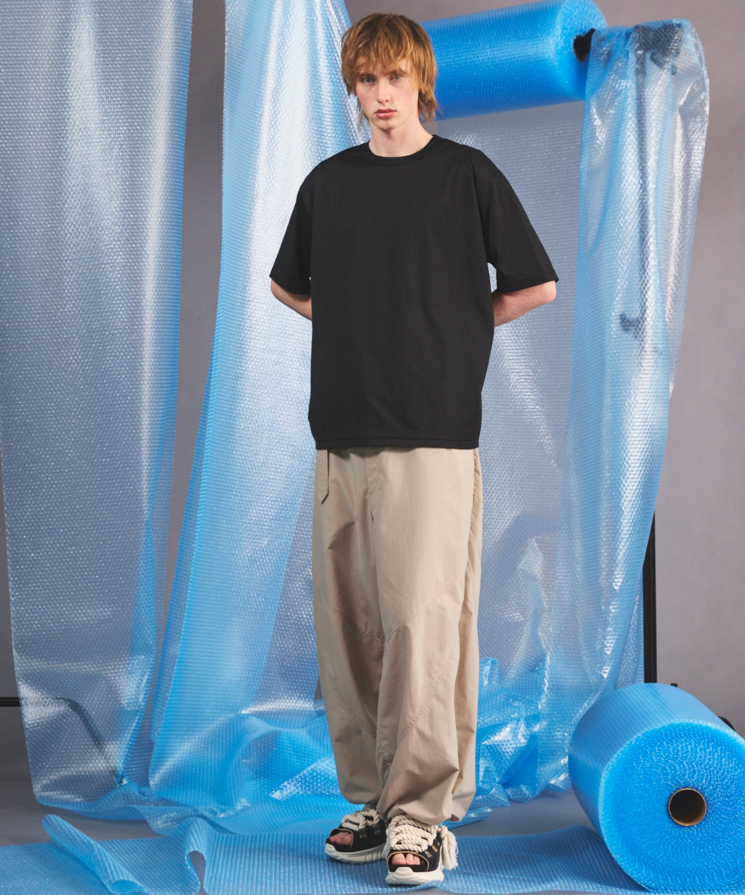 【26SS PRE-ORDER】Suvin GIZA Cotton Regular-Over Short-sleeved T-shirt
