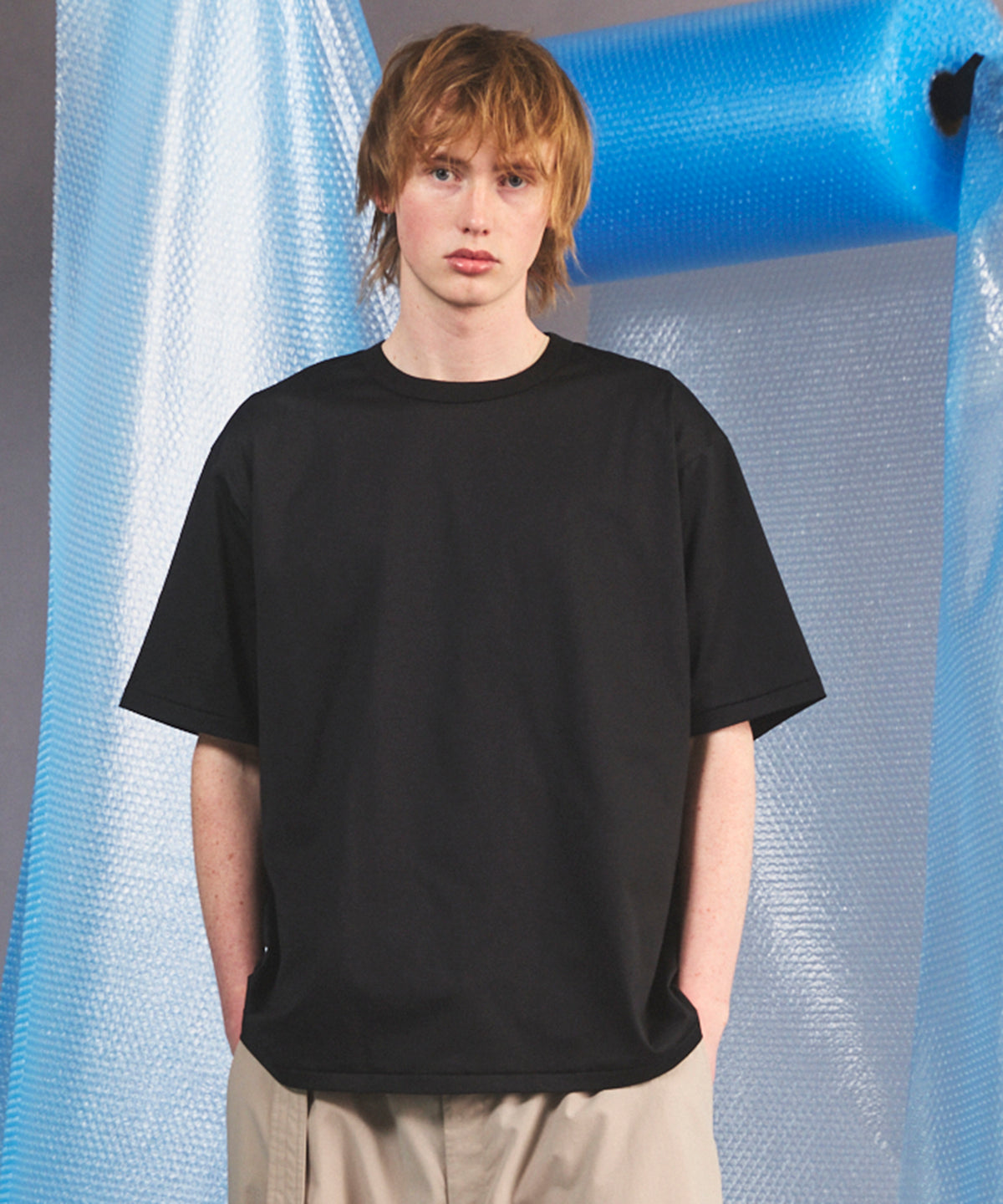 【26SS PRE-ORDER】Suvin GIZA Cotton Regular-Over Short-sleeved T-shirt
