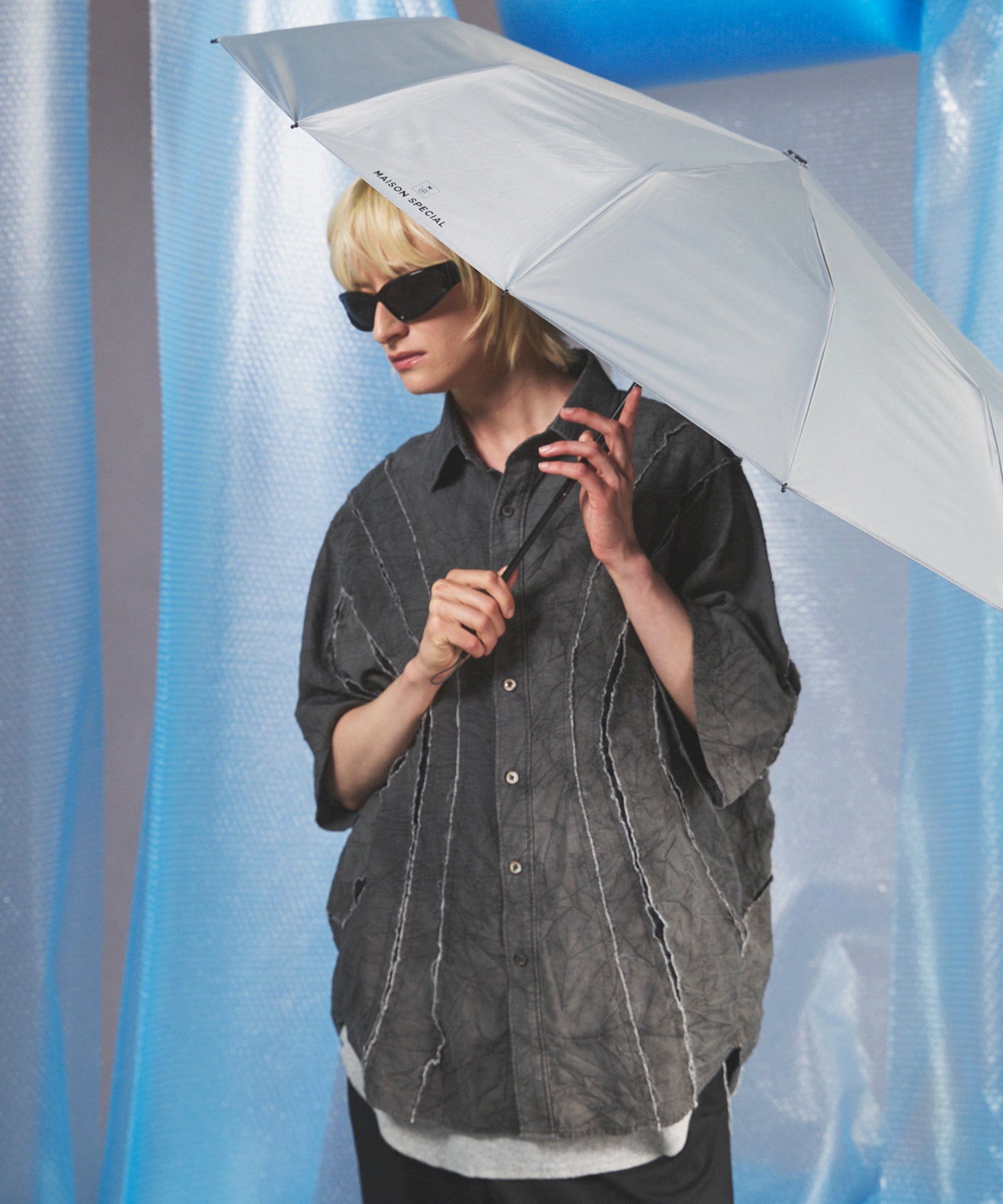 [estaa for MAISON SPECIAL] MAGICAL TECH PROTECTION Sunshade Parasol Tough 12 rib55cm