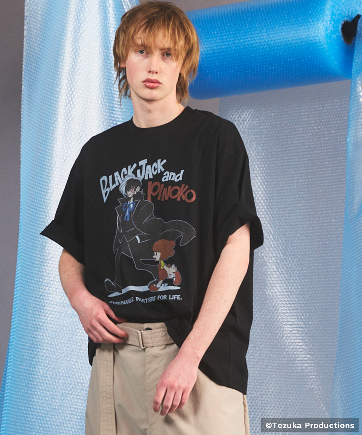 [26SS PRE-ORDER] [TEZUKA CHARACTERS for MAISON SPECIAL] - UNICO - Prime-Over Crew Neck Graphic T-Shirt