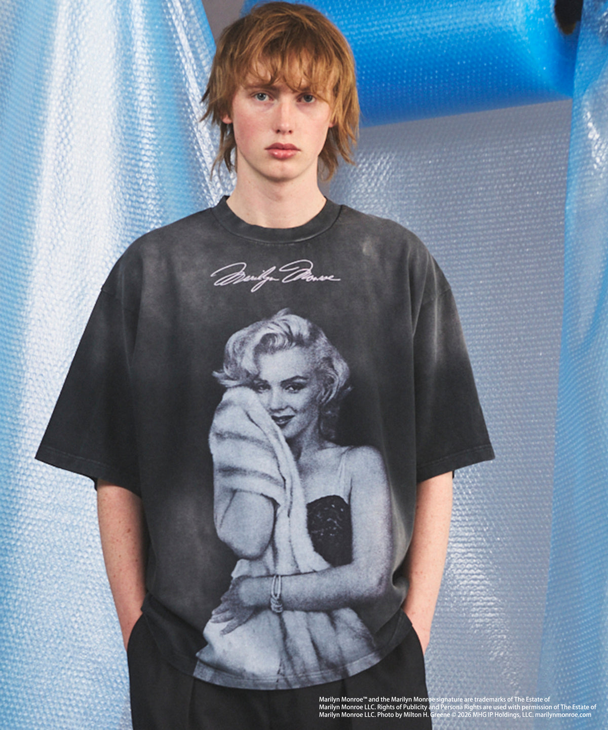 【26SS PRE-ORDER】【MOVIE SERIES】「 Marilyn Monroe」Prime-Over Crew Neck Short Sleeve T-Shirt