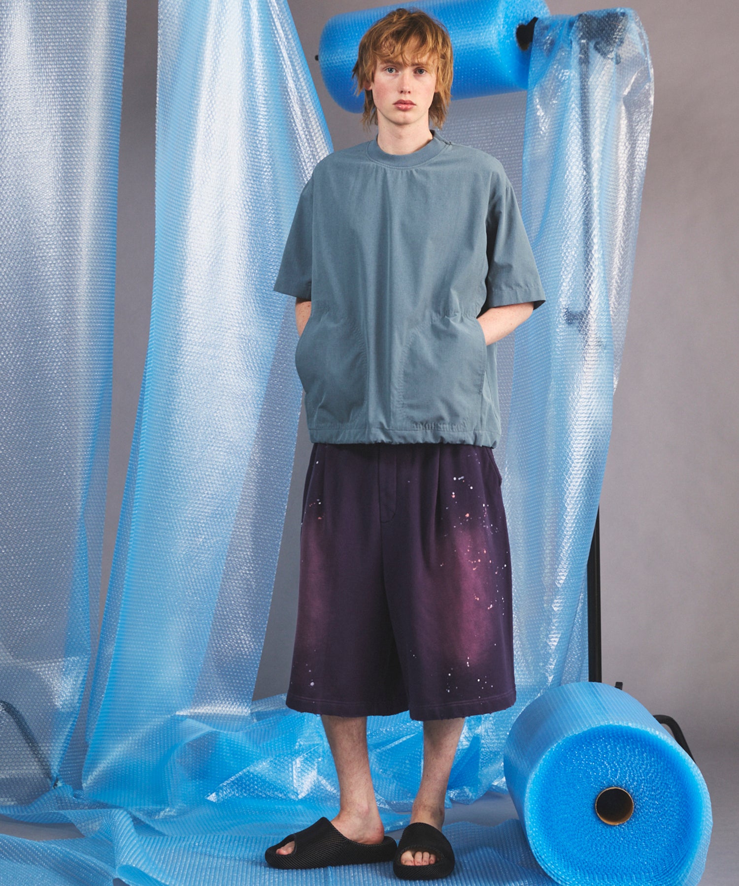 【PRE-ORDER】Destroy Damage Prime-Wide Sweat Shorts