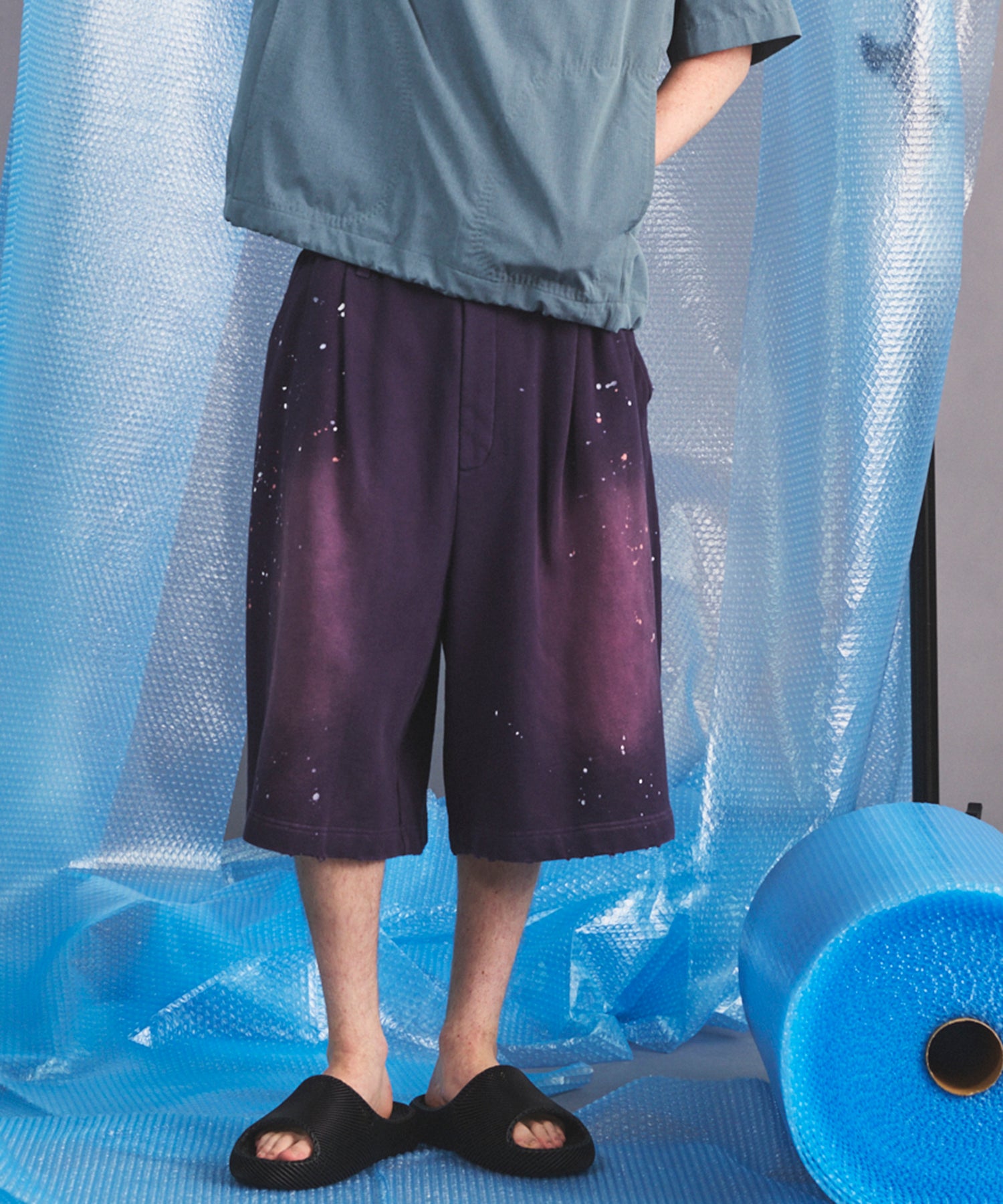 【PRE-ORDER】Destroy Damage Prime-Wide Sweat Shorts