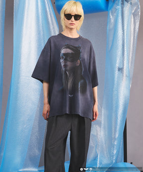 【电影系列】“STAR WARS”Graphic Print Prime-Over Crew Neck T-Shirt