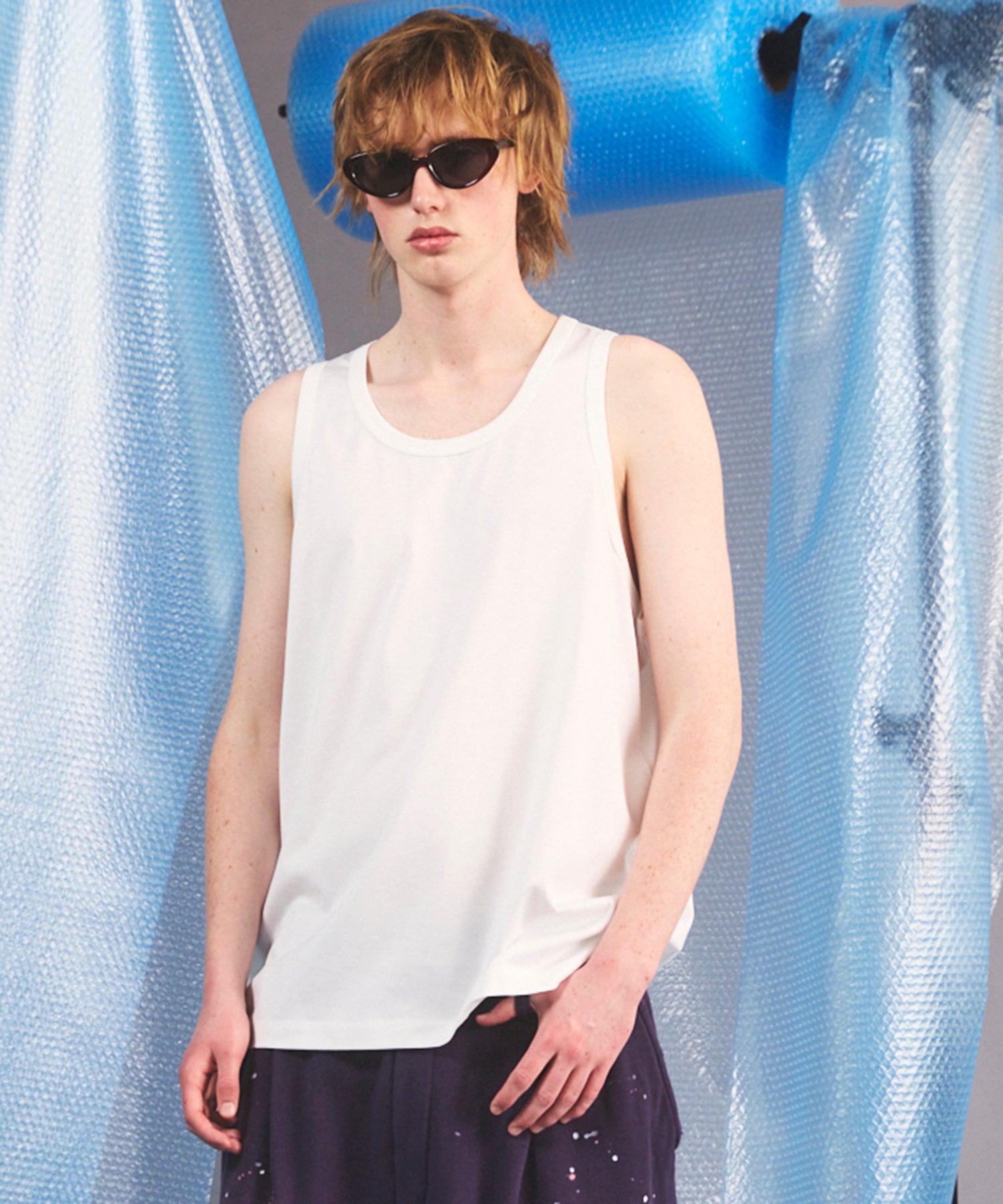 【26SS PRE-ORDER】Suvin GIZA Cotton Ultimate Comfort Tank Top