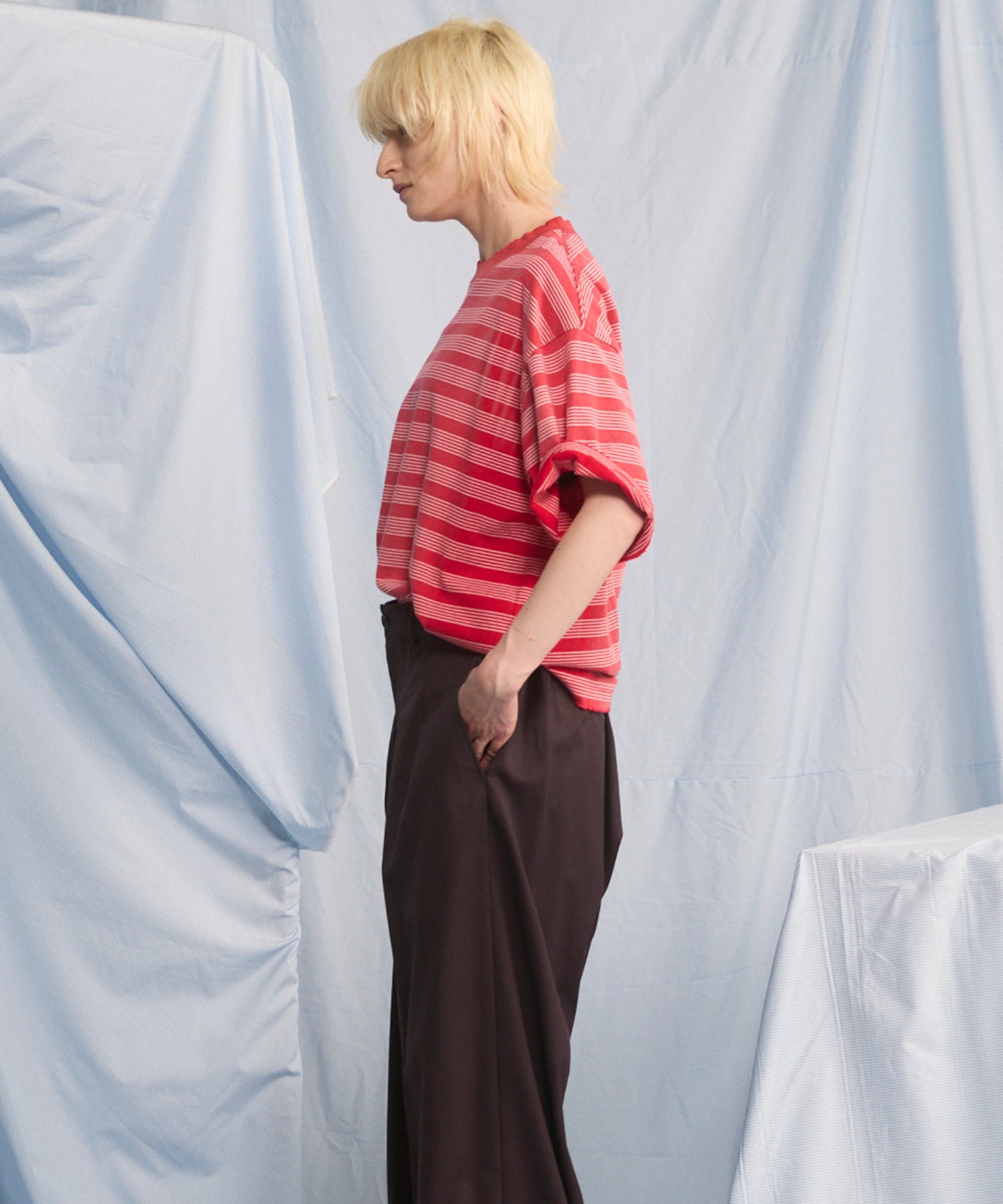 [26SS 预购] 花朵拼布 Vintage Like Prime-Over 运动拉链连帽衫