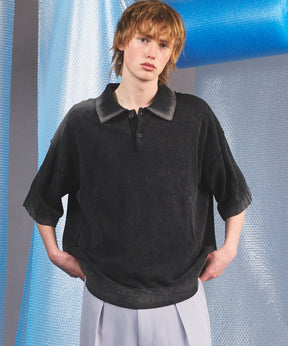 Cotton Bulky Acrylic Blend Prime-Over Gradation Dyeing Knit