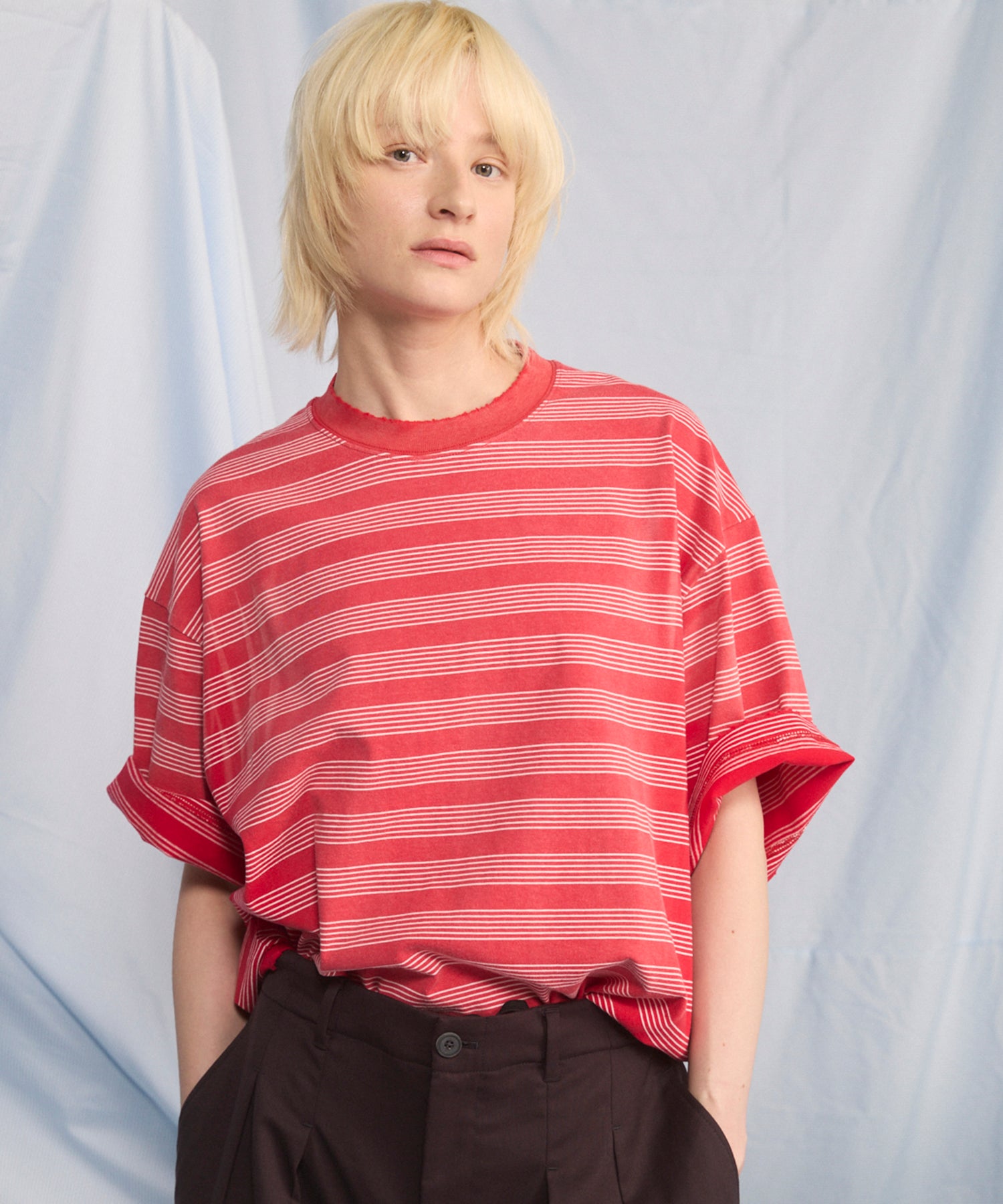 [26SS 预购] 花朵拼布 Vintage Like Prime-Over 运动拉链连帽衫