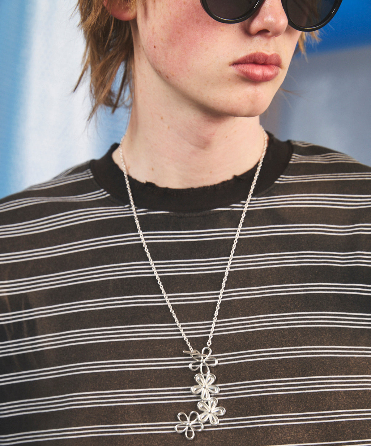 【26SS PRE-ORDER】Flower Pendant Two-way Necklace