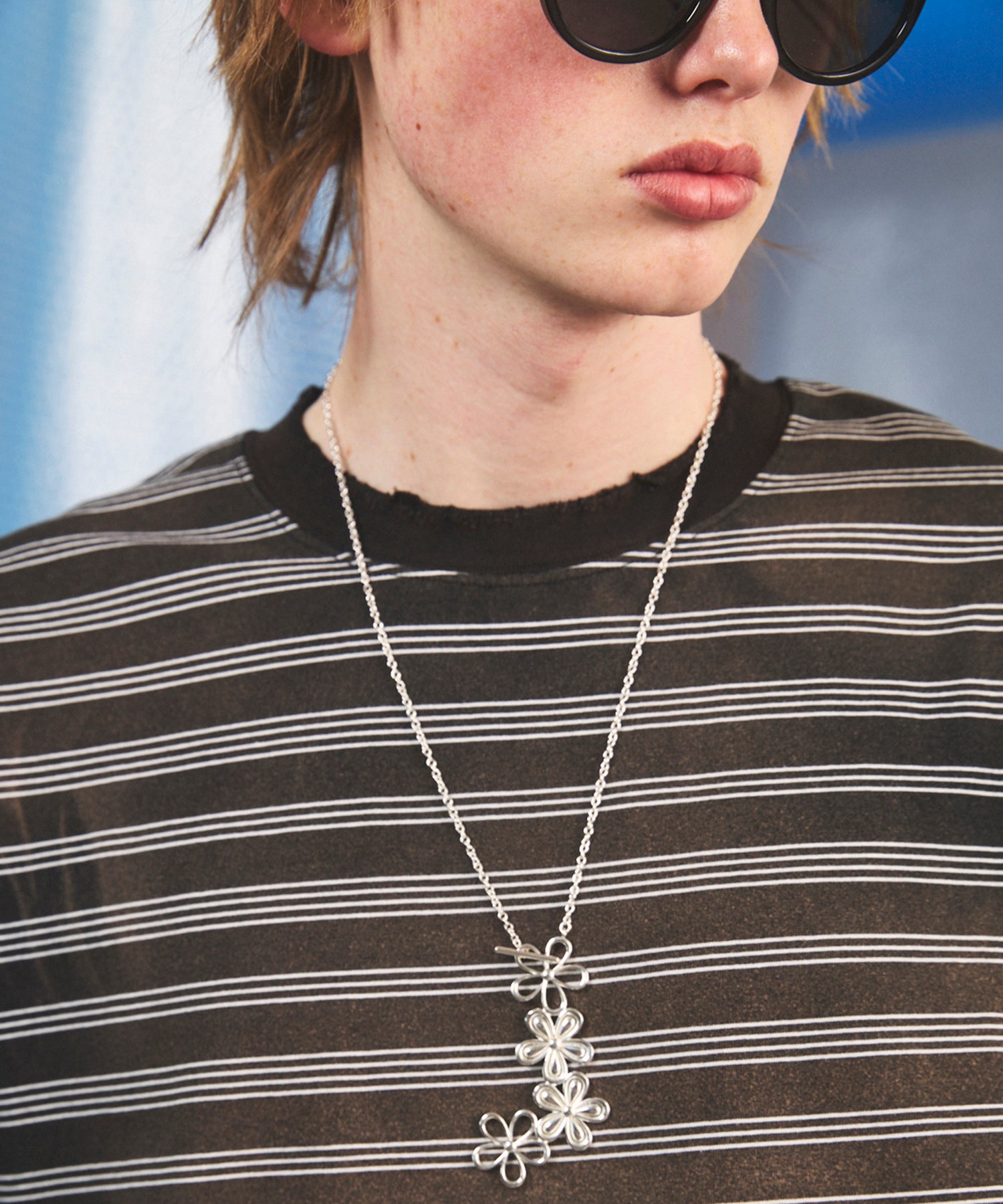 【26SS PRE-ORDER】Flower Pendant Two-way Necklace