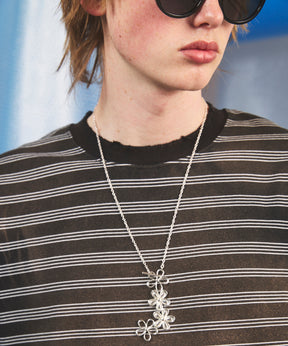 【26SS PRE-ORDER】Flower Pendant Two-way Necklace