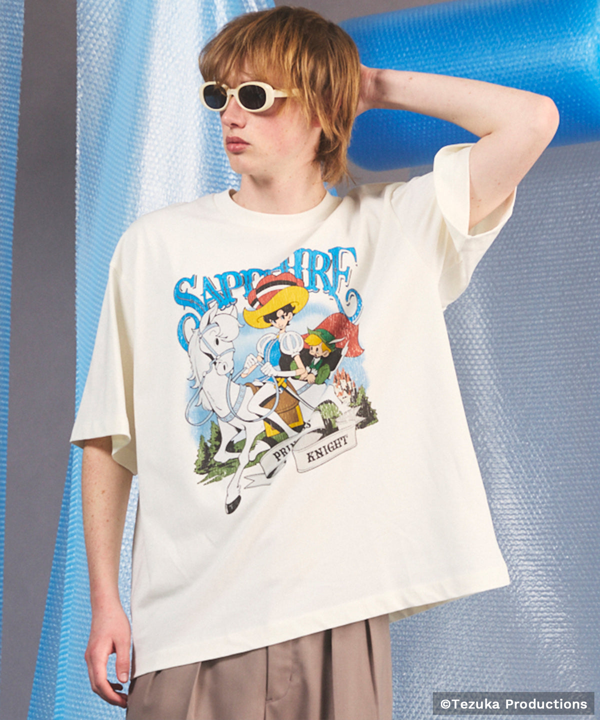 [26SS PRE-ORDER] [TEZUKA CHARACTERS for MAISON SPECIAL] - UNICO - Prime-Over Crew Neck Graphic T-Shirt