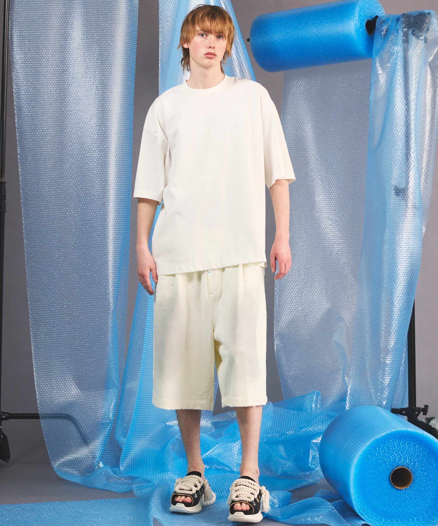 【PRE-ORDER】Destroy Damage Prime-Wide Sweat Shorts