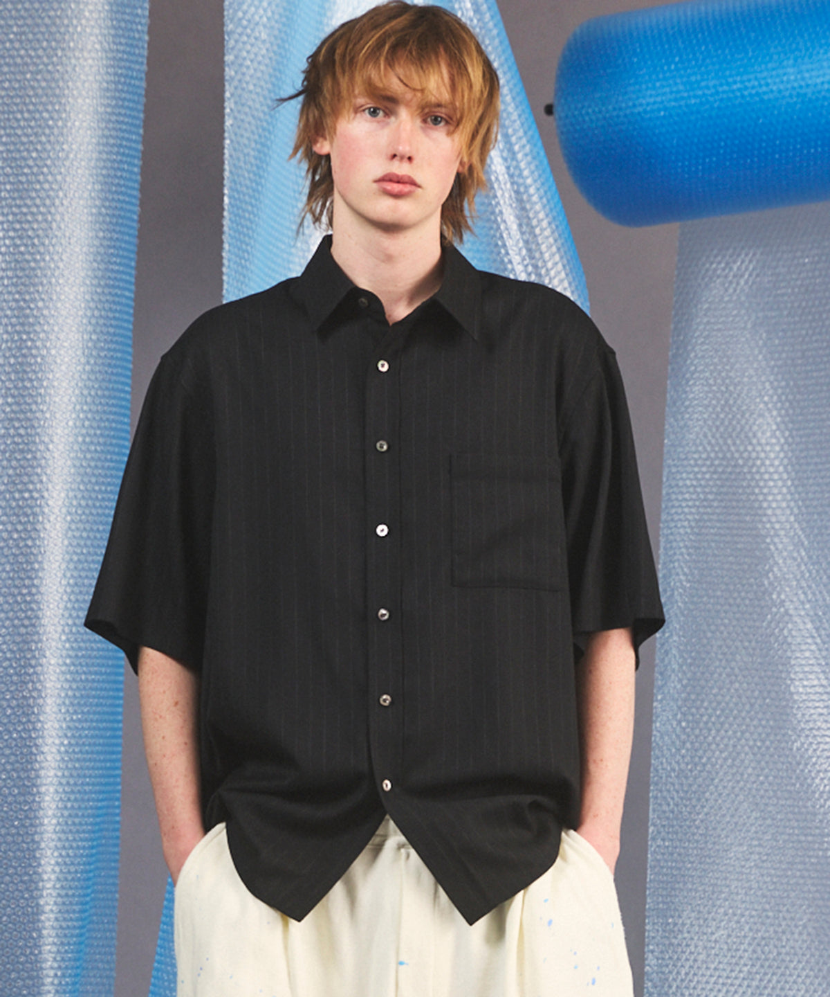 【26SS PRE-ORDER】Crispy Cross Calze Regular-Over 2B Tailored Jacket