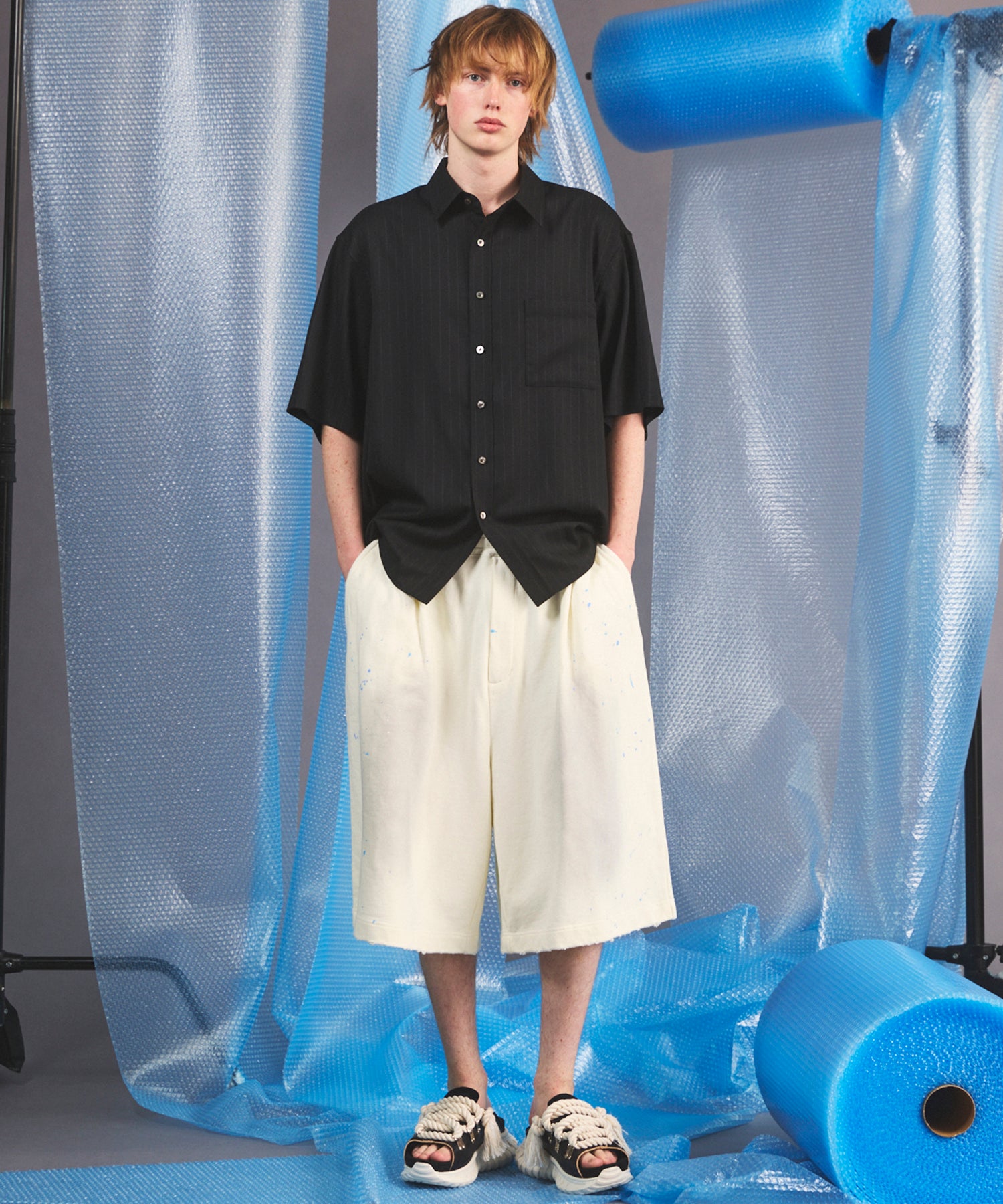【PRE-ORDER】Destroy Damage Prime-Wide Sweat Shorts