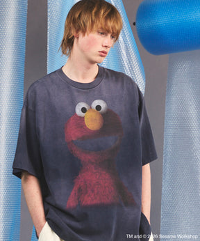 【PRE-ORDER】【MOVIE SERIES】「SESAME STREET」-Elmo - Prime-Over Crew Neck Short Sleeve T-Shirt