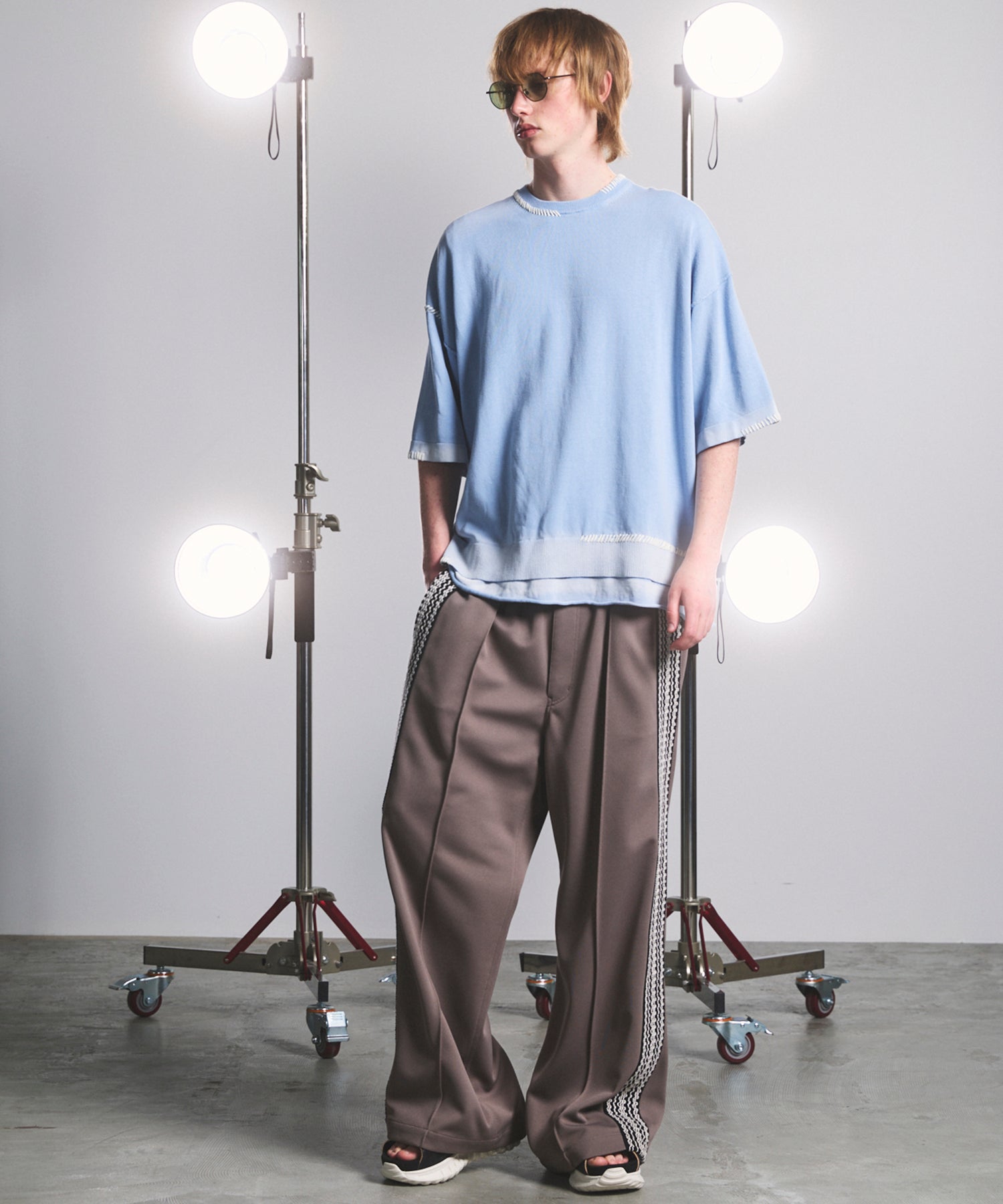 Bright Jersey Sideline One-tuck Prime-Wide Track Pants