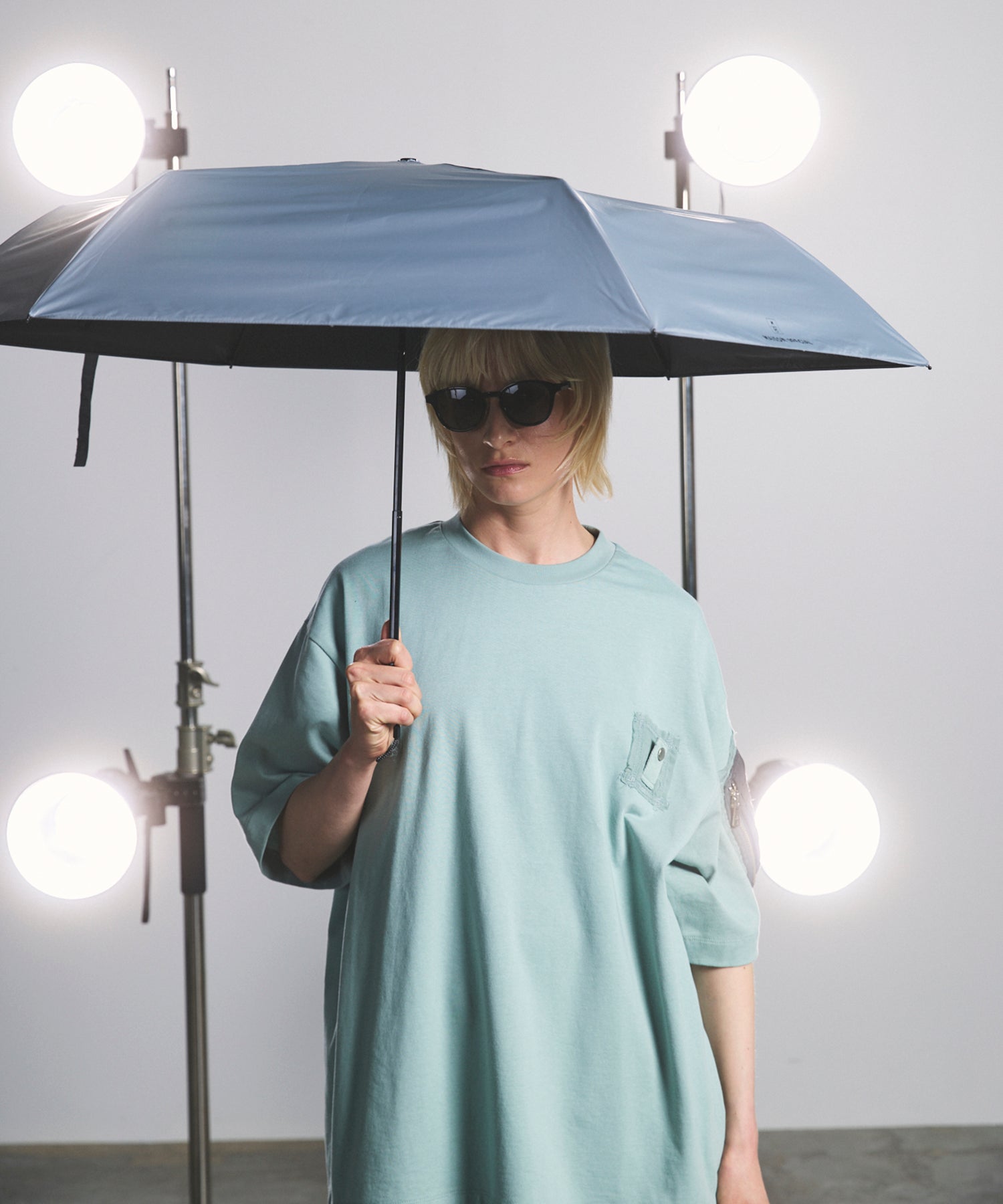 【estaa for MAISON SPECIAL】MAGICAL TECH PROTECTION Sunshade Parasol Tough W rib55cm