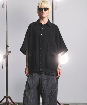 [26SS PRE-ORDER] 3D Sporty Switching Prime-Over Short-sleeved Shirt