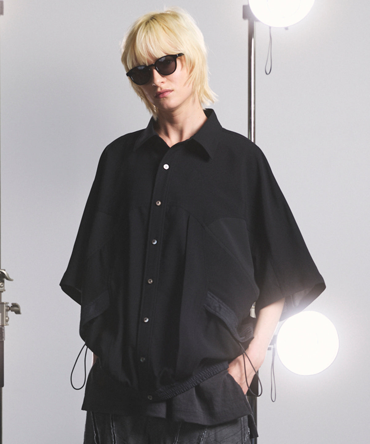 [26SS PRE-ORDER] Crispy Cross Calze Regular-Over 2B Tailored Jacket