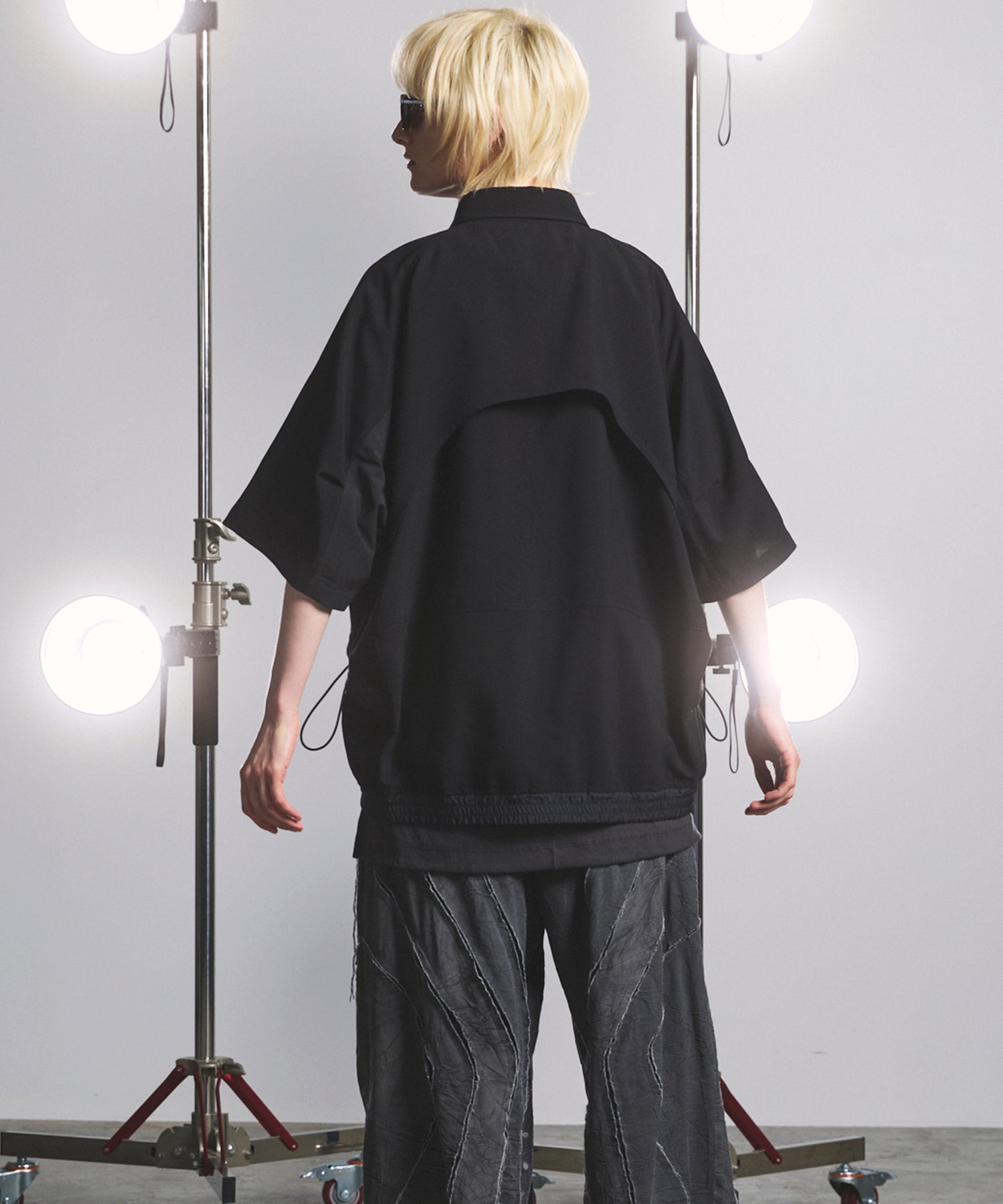 [26SS PRE-ORDER] 3D Sporty Switching Prime-Over Short-sleeved Shirt