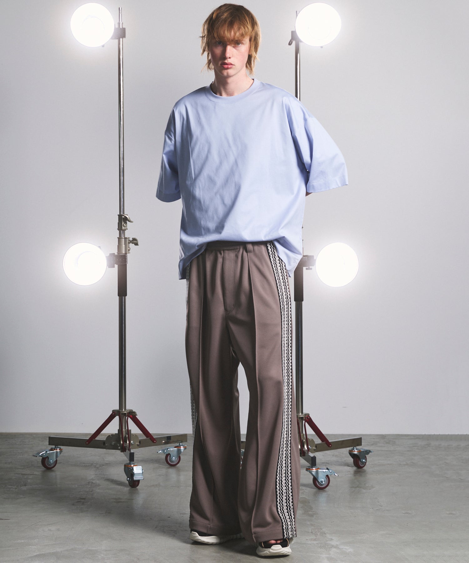 Bright Jersey Sideline One-tuck Prime-Wide Track Pants