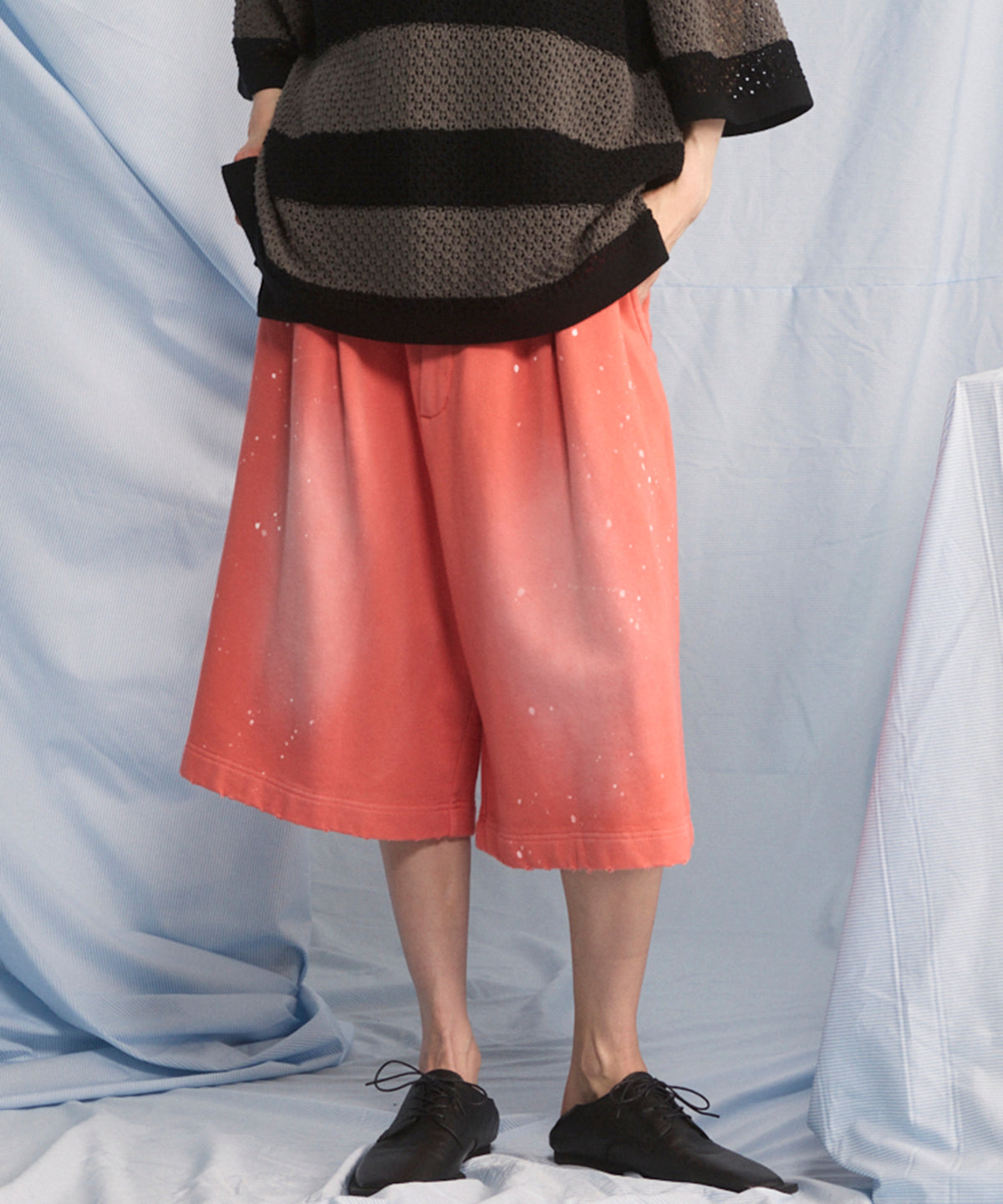 【26SS PRE-ORDER】Linen Mix Slab Side Big Pocket Prime-Wide Pants