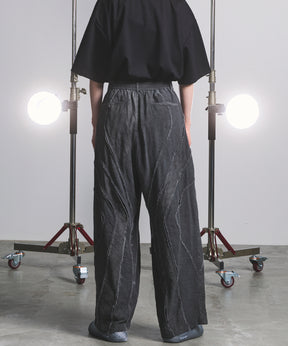 [26SS PRE-ORDER] Airy Striped Gabardine Prime-Wide Two-tuck Pants