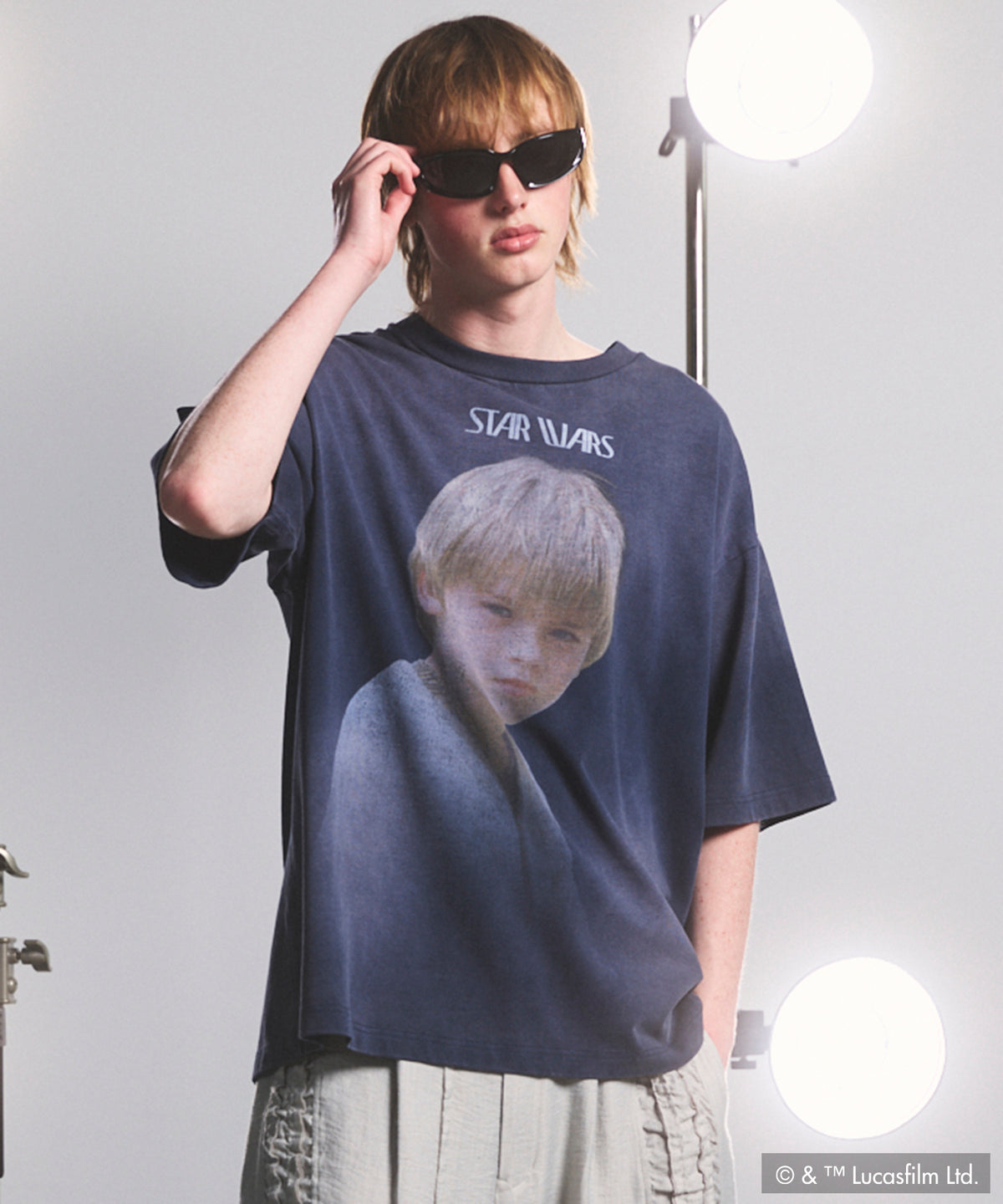 【26SS PRE-ORDER】【MOVIE SERIES】「STAR WARS」Graphic Print Prime-Over Crew Neck T-Shirt