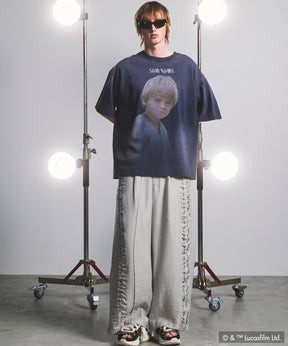[26SS PRE-ORDER] Linen Mix Slab Side Big Pocket Prime-Wide Pants