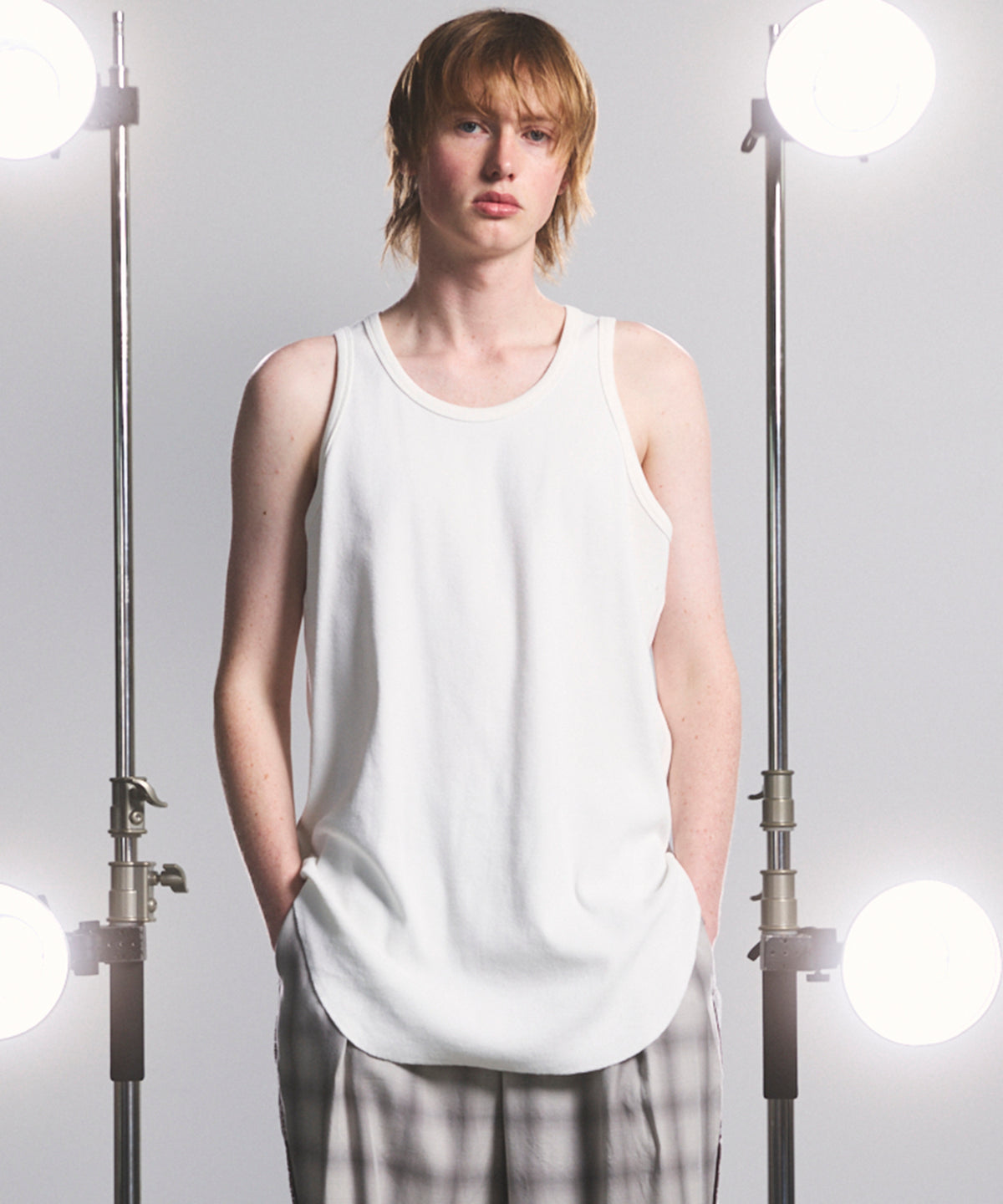 Fraise Layered Round Tank Top