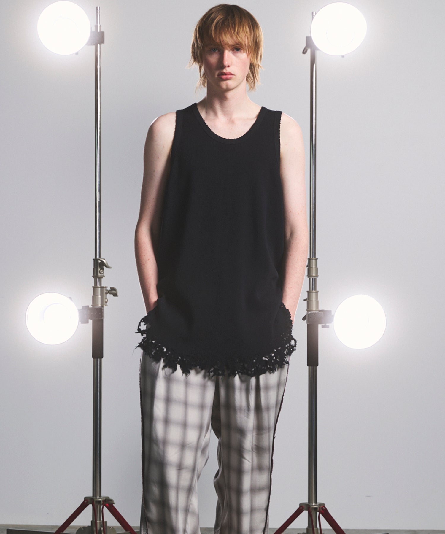 26SS PRE-ORDER】Destructive Damage Thermal Tank Top