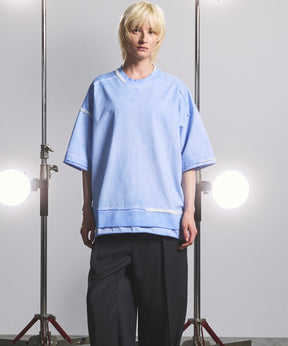 [26SS PRE-ORDER] Over-Dye Embroidery Short-sleeved T-shirt