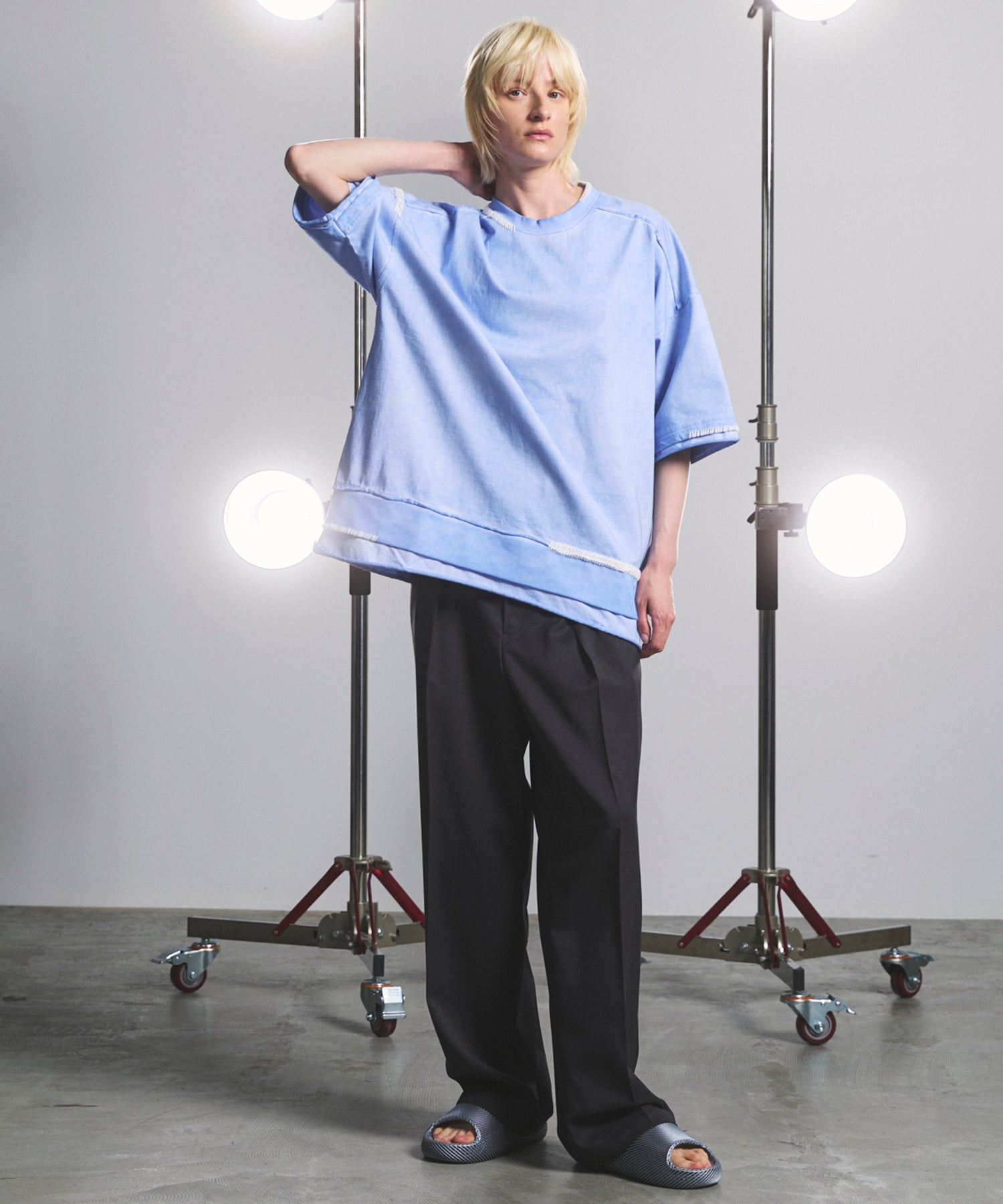 MAISON SPECIAL プライムワイド ワンタックパンツ NISHIKAWA KEORI Wool Mix Gabardine Prime Wide One-Tuck Wide Pants