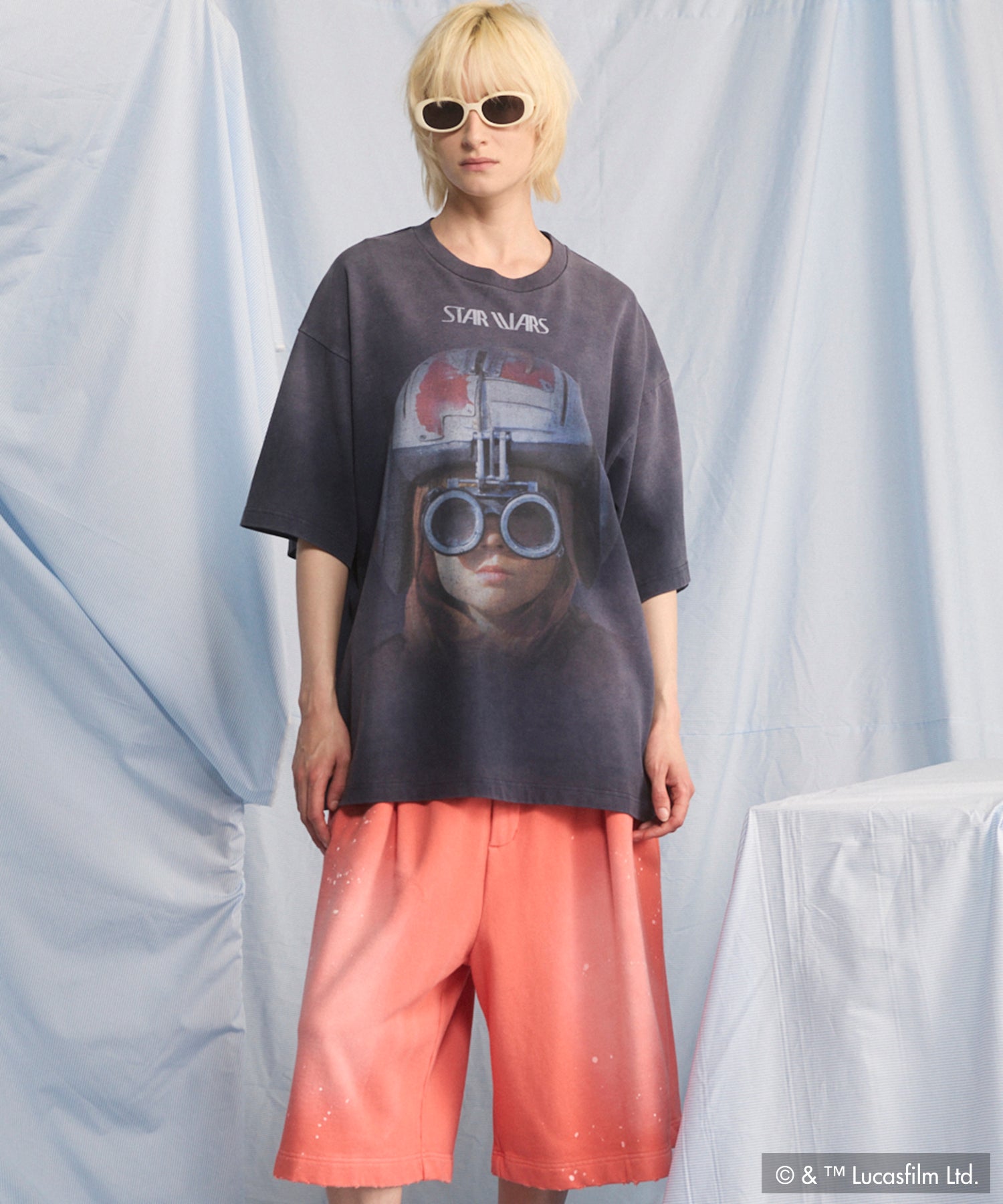 【PRE-ORDER】【MOVIE SERIES】「STAR WARS」Graphic Print Prime-Over Crew Neck T-Shirt