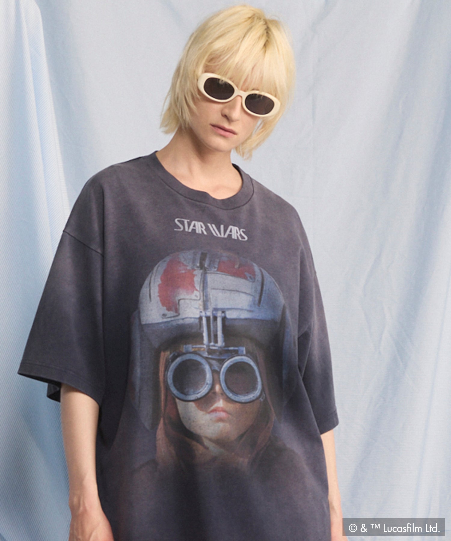 【PRE-ORDER】【MOVIE SERIES】「STAR WARS」Graphic Print Prime-Over Crew Neck T-Shirt