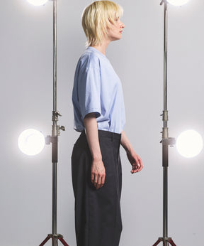 【26SS PRE-ORDER】Suvin GIZA Cotton Regular-Over Short-sleeved T-shirt