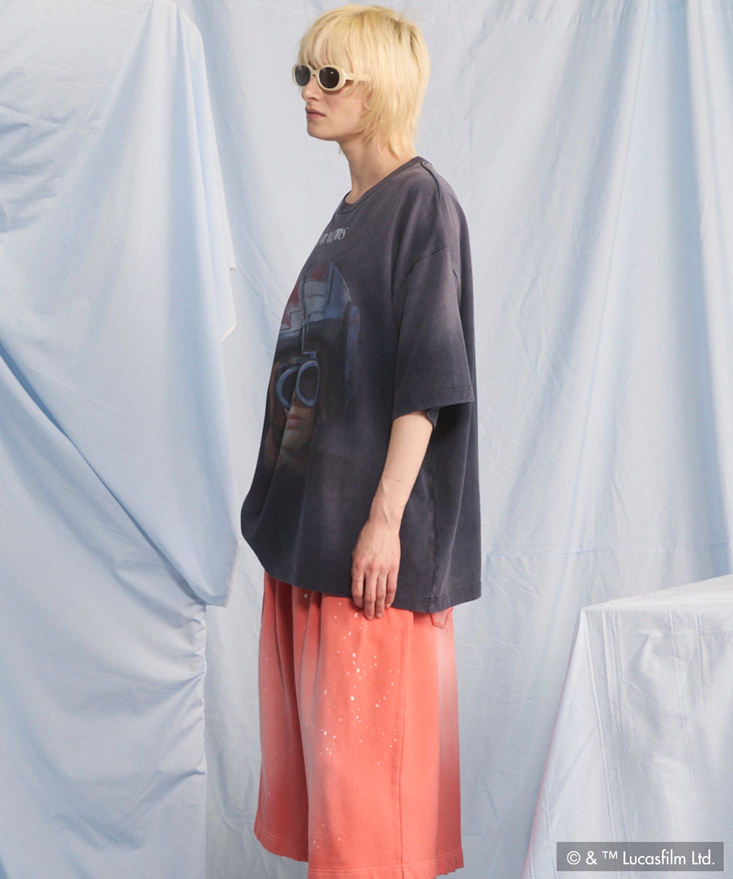【PRE-ORDER】【MOVIE SERIES】「STAR WARS」Graphic Print Prime-Over Crew Neck T-Shirt