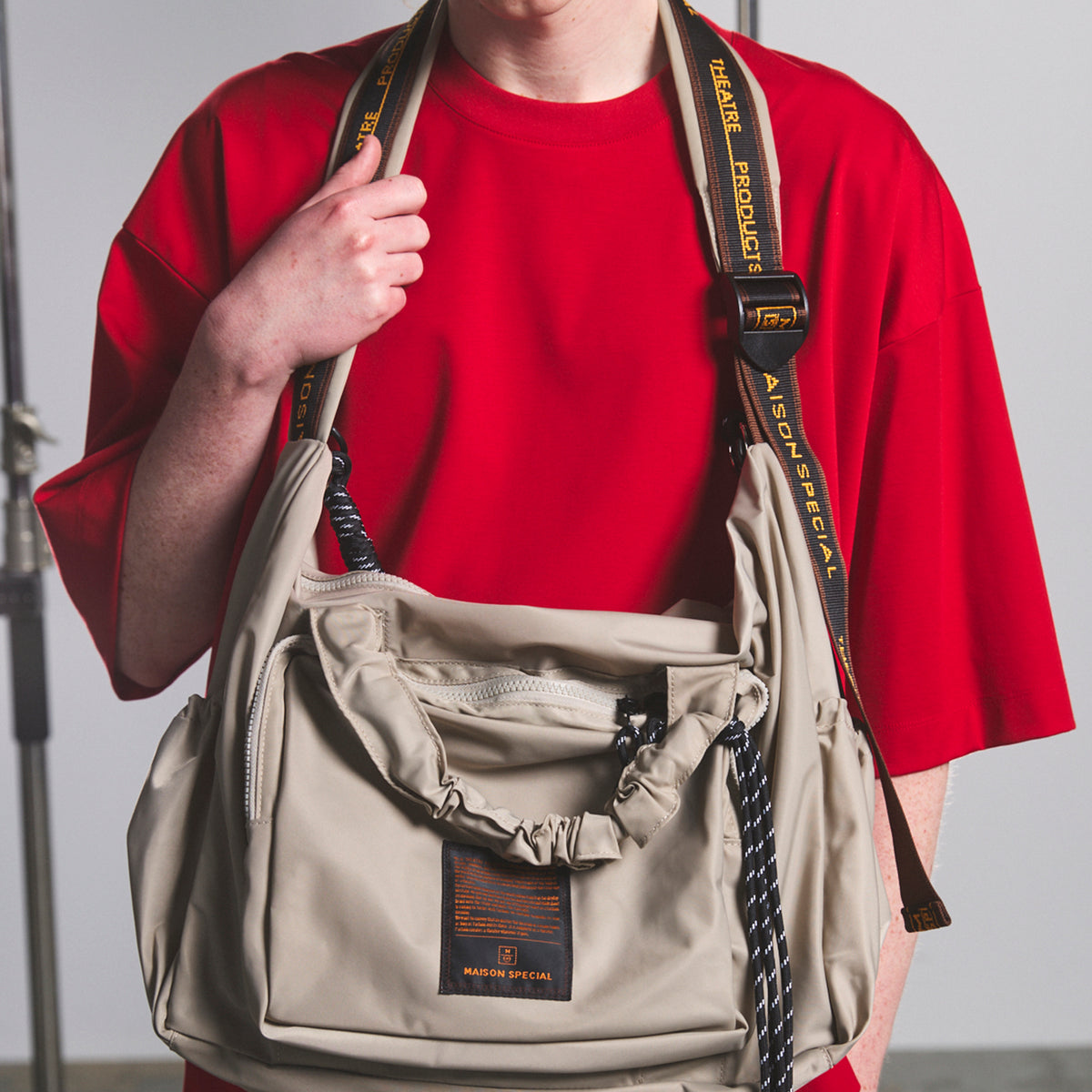 hime【新品　未使用品】Muveil ウリ坊ポシェットバッグ 26SS PRE-ORDER】【THEATRE PRODUCTS】Collaboration Multiway Travel Bag
