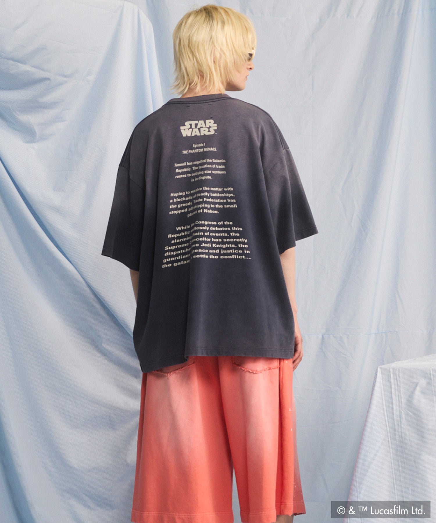 【PRE-ORDER】【MOVIE SERIES】「STAR WARS」Graphic Print Prime-Over Crew Neck T-Shirt