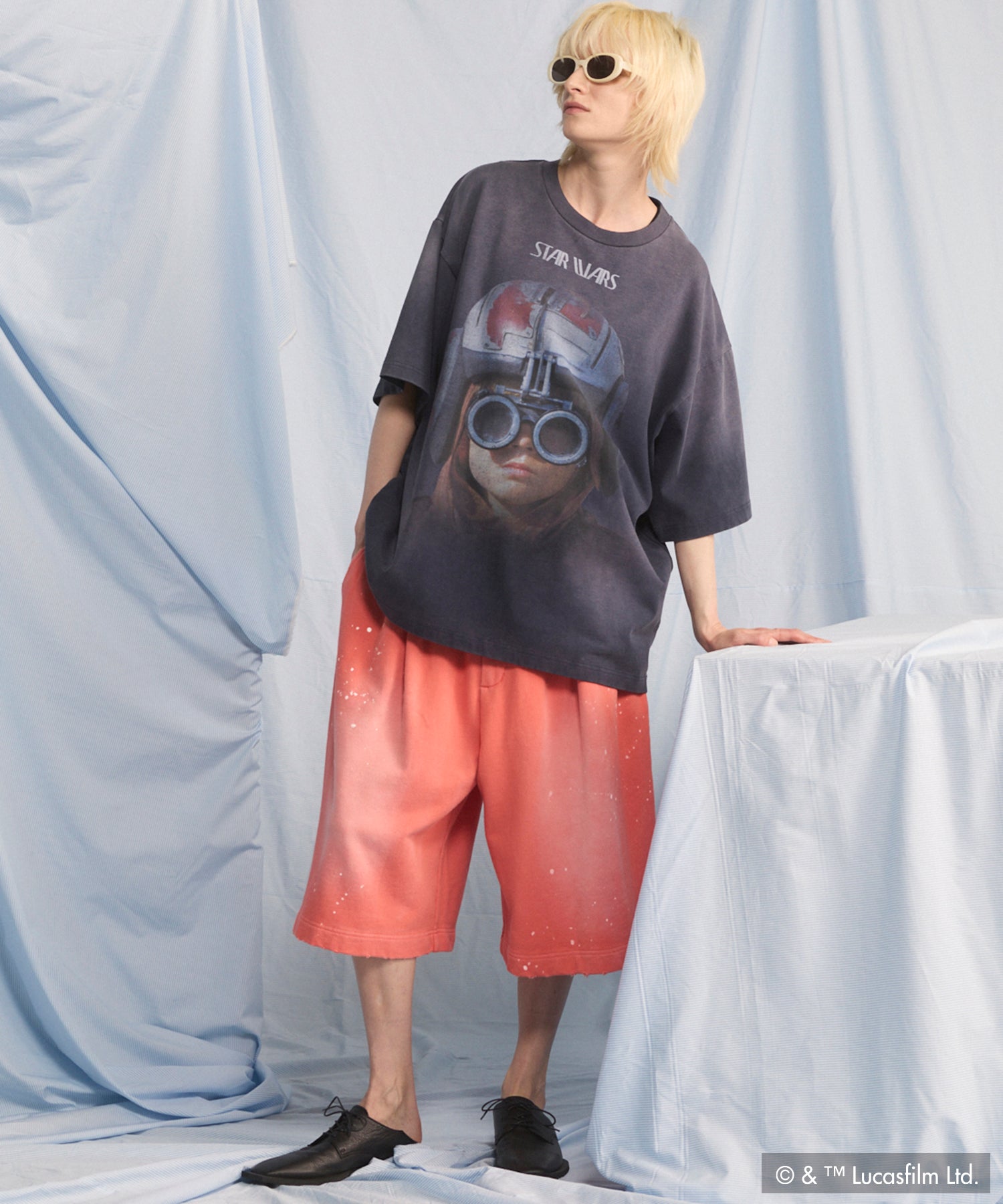 【PRE-ORDER】【MOVIE SERIES】「STAR WARS」Graphic Print Prime-Over Crew Neck T-Shirt