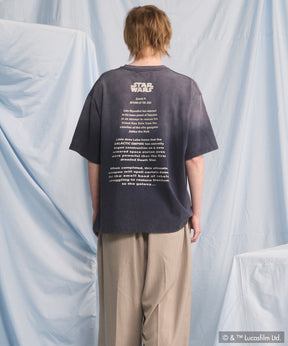 【PRE-ORDER】【MOVIE SERIES】「STAR WARS」Graphic Print Prime-Over Crew Neck T-Shirt