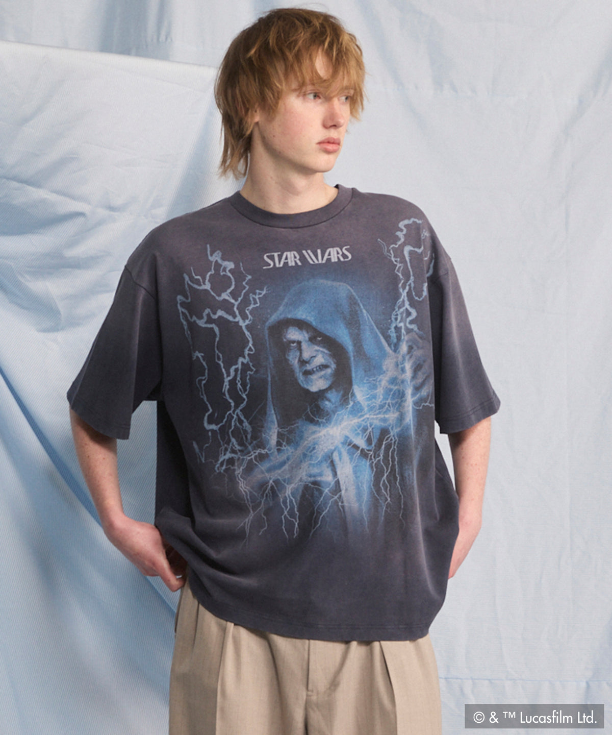 【26SS PRE-ORDER】【MOVIE SERIES】「STAR WARS」Graphic Print Prime-Over Crew Neck T-Shirt