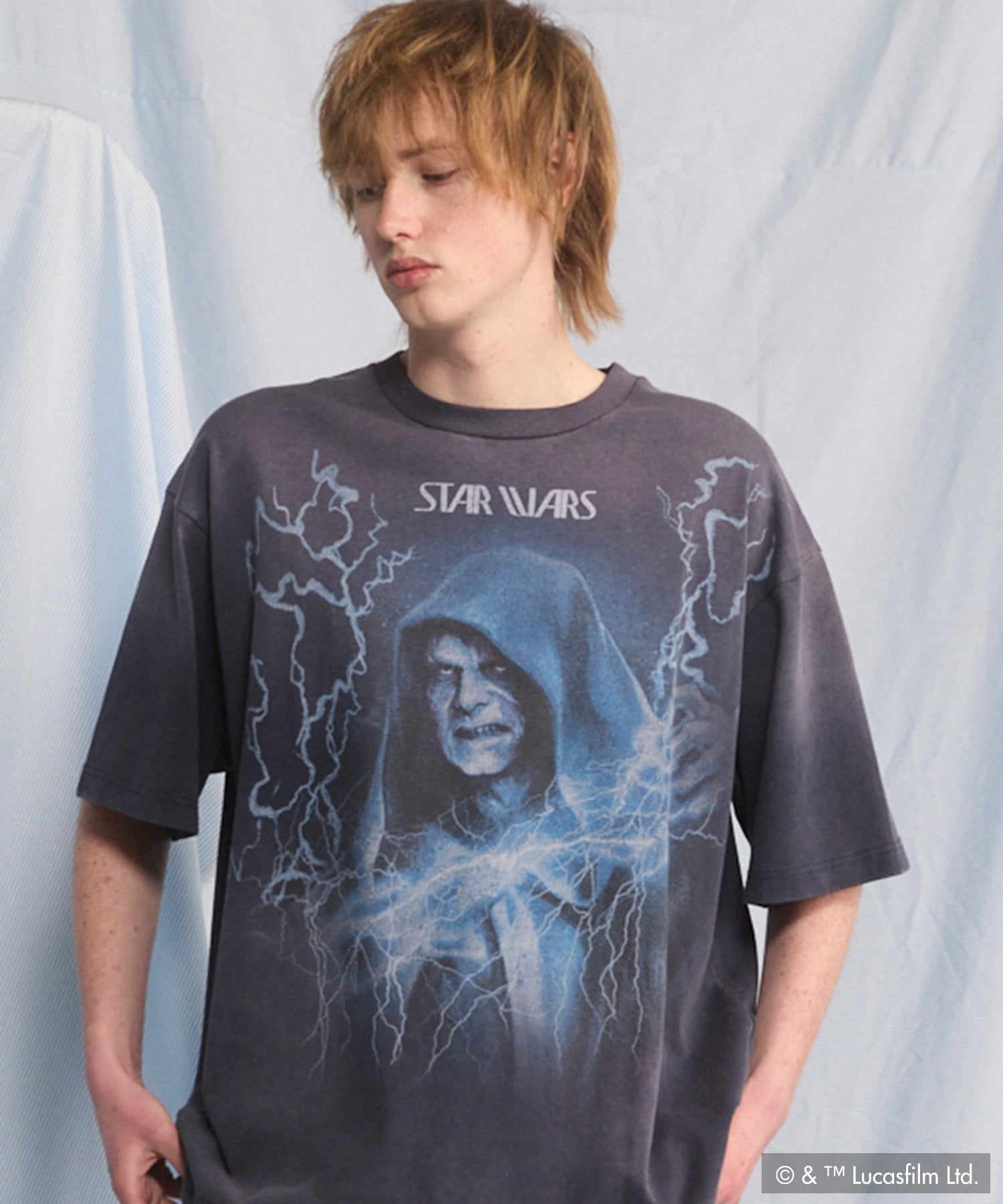 【PRE-ORDER】【MOVIE SERIES】「STAR WARS」Graphic Print Prime-Over Crew Neck T-Shirt