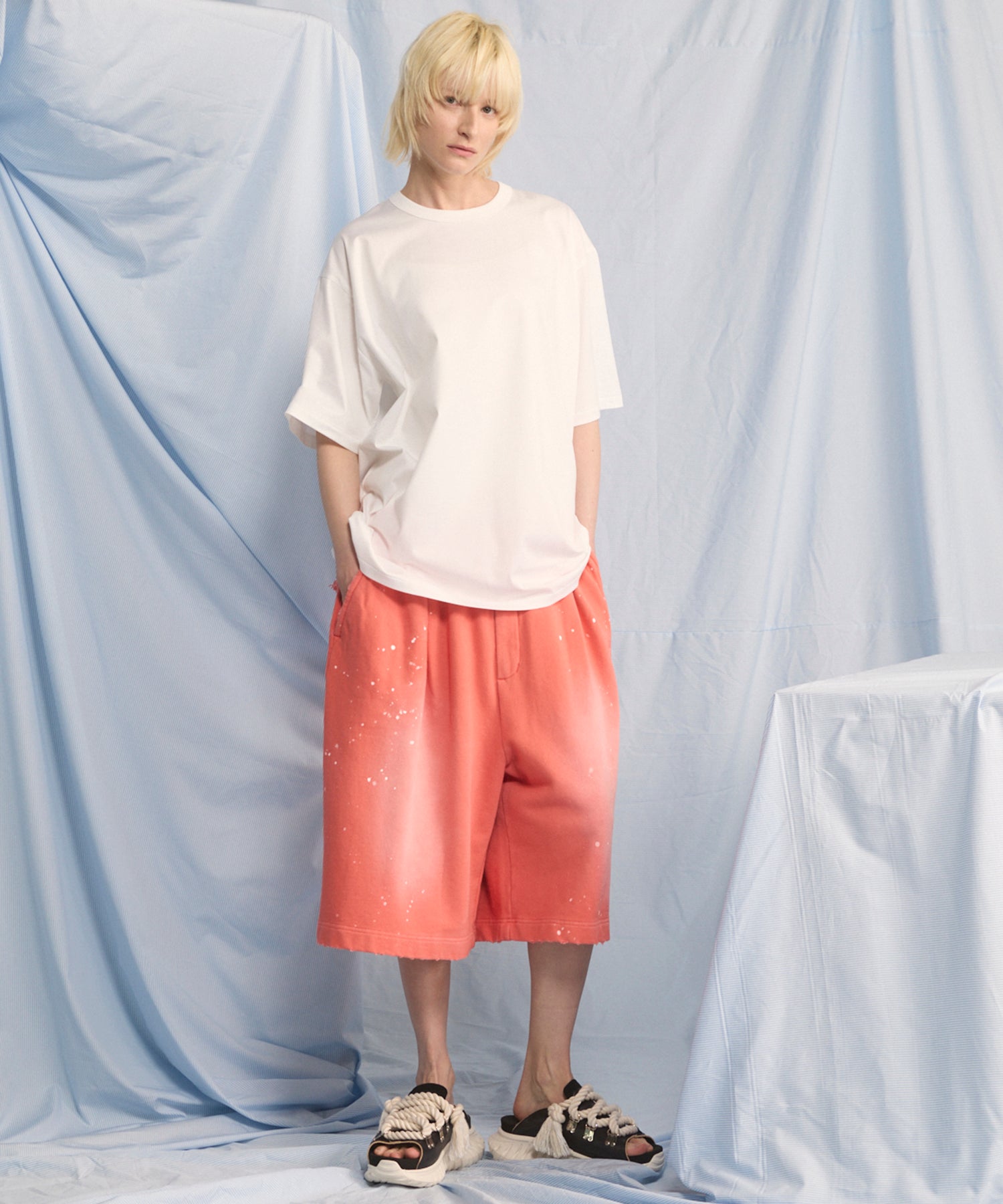 【PRE-ORDER】Destroy Damage Prime-Wide Sweat Shorts
