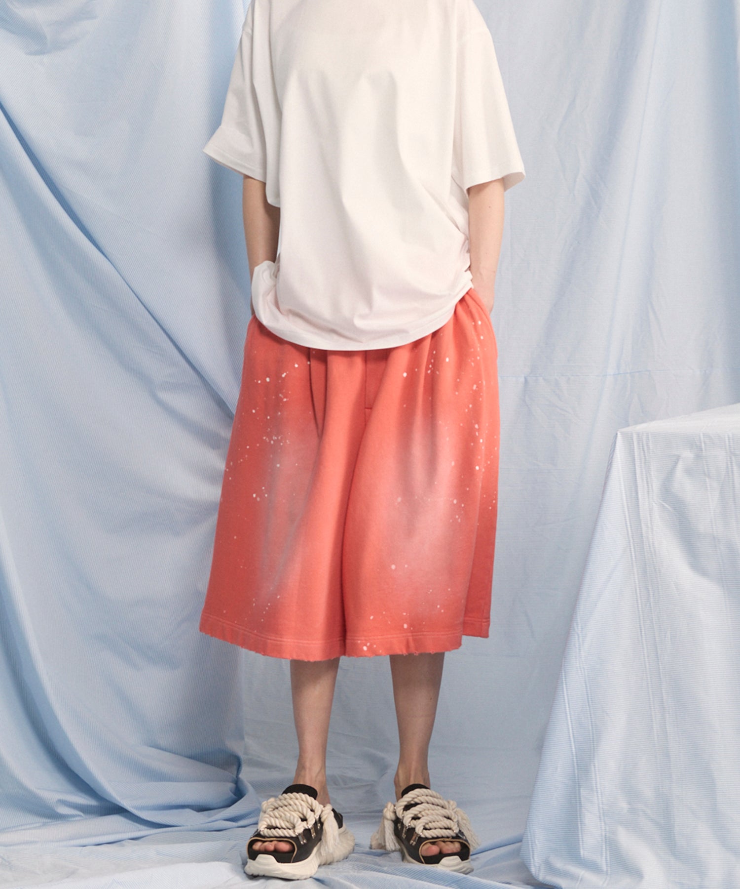 【PRE-ORDER】Destroy Damage Prime-Wide Sweat Shorts