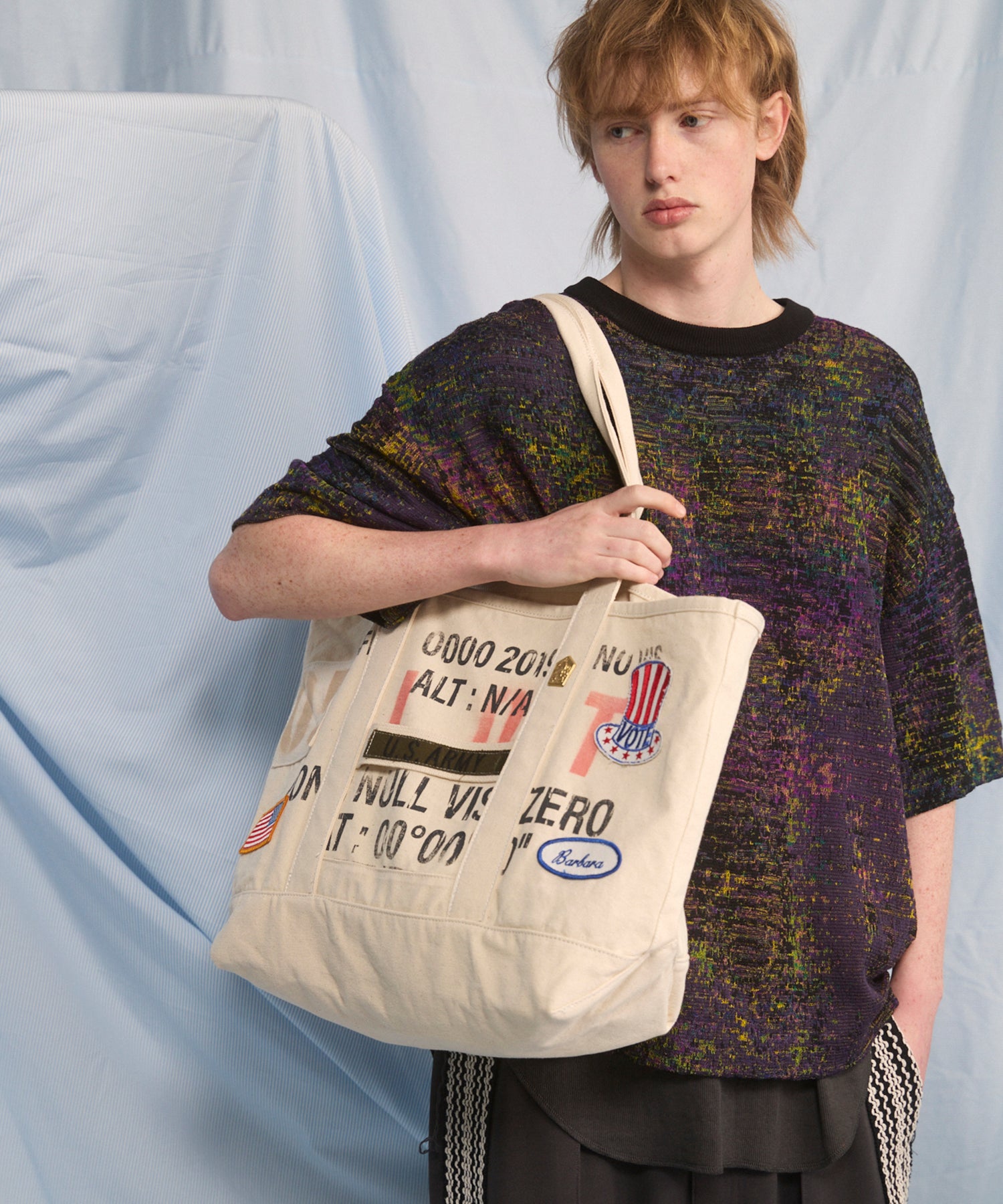 Assorted Design Canvas Tote Bag