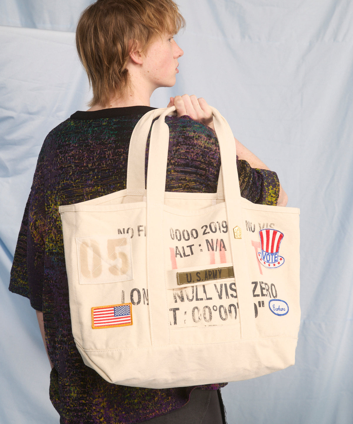 Assorted Design Canvas Tote Bag