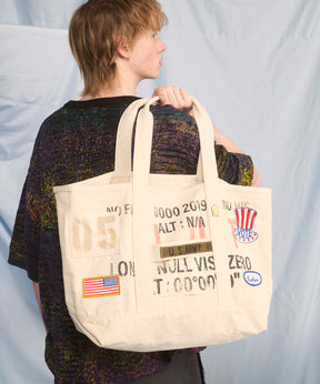 Assorted Design Canvas Tote Bag